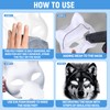 soleim 14 Pcs DIY Wolf Mask Kit – Blank Wolf
