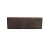 QWORK Black Ebony Lumber Wood Timber Handle Plate, 2 Pack