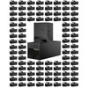 VANDESAIL 100 Pack Rj45 Coupler Cat6 Cat 6 Cat 5
