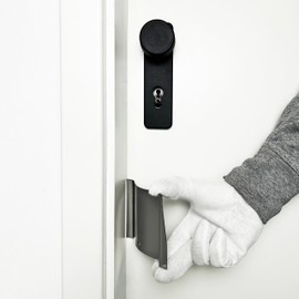 foto-kontor Door Latch Glider Lock Pick 20 mm Door Latch Opening Tool Professional Stainless Steel Latch Glider Locksmith Door Latch Opener Latch Wire Door Opening Tool Lock Picking Card