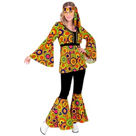 WIDMANN MILANO PARTY FASHION - 70s Groovy Style, Disco Fever, Dancing Queen, Hippie, Strike Move Costume