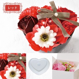 Poppy Nagoya Soap Flower Artificial Flower Bouquet Gift Soap Flower KS-052 Red