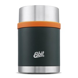 Esbit Thermobehälter Sculptor für Essen - Warmhaltebehälter 750 ml in Forest Green - aus Edelstahl für warme und kalte Speisen