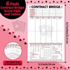 party greeting 150 Sheets Contract Bridge Score Pad and Tallies