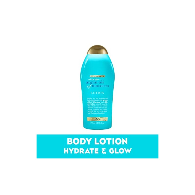 OGX, Crema Corporal Extra Hidratante de Aceite de Argán de