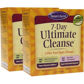 Nature's Secret 7 Day Ultimate Cleanse - 2 Part Total Body Cleanse Healthy Diges