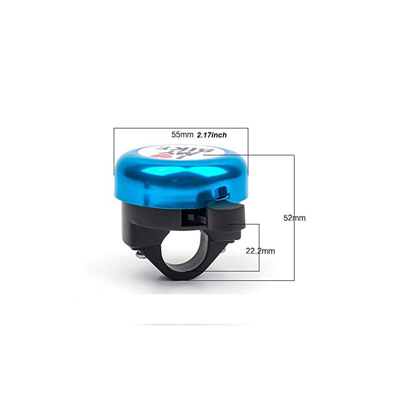 IKAAR Pack of 2 Mini Bicycle Bell with Loud Clear