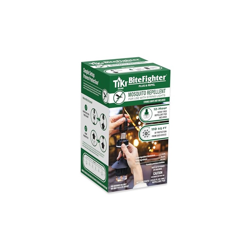 TIKI® BiteFighter® Plug & Repel Mosquito Repellent for Outdoor String
