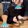 Wooden Coffee Tamper Food Grade Rustproof Easy To Clean Heavy