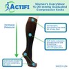 Actifi Women's 15-20 mmHg Compression Socks - Travel, Medical, Nurses,