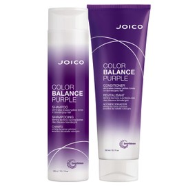 Joico Joico Color Balance Purple Shampoo and Conditioner | For Cool Blonde or Gray Hair | Eliminate Brassy Yellow Tones | Boost Color Vibrancy & Shine | UV Protection | With Rosehip Oil & Green Tea Extract