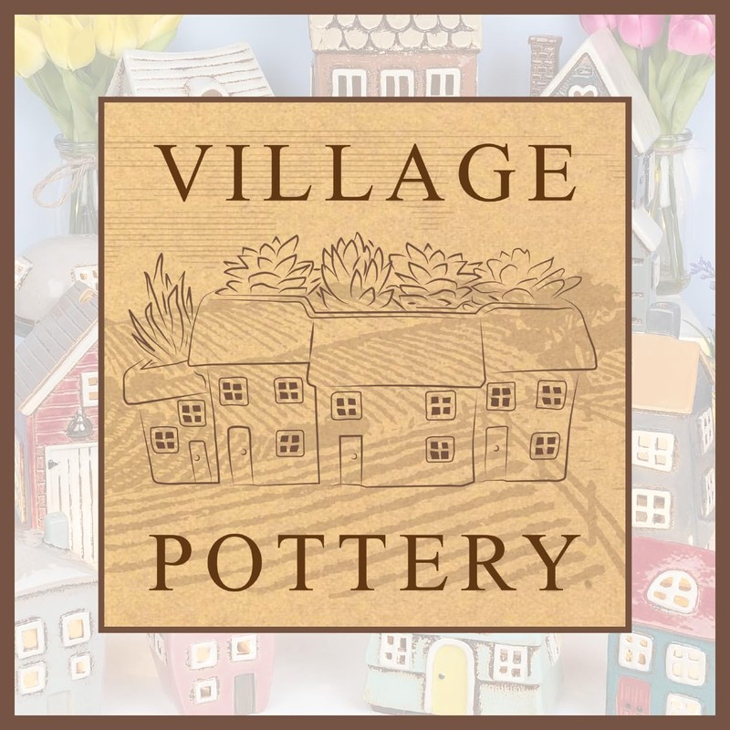Shudehill Giftware Village Pottery Pub Tealight Collection - Crown, Red