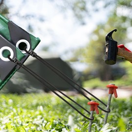 XIANGLE Bungee Loops with Mini Hooks, an Upgraded Replacement for Ball Bungee Cords & Mini Bungee Cords (Green, 20 Pcs, 10 inch)