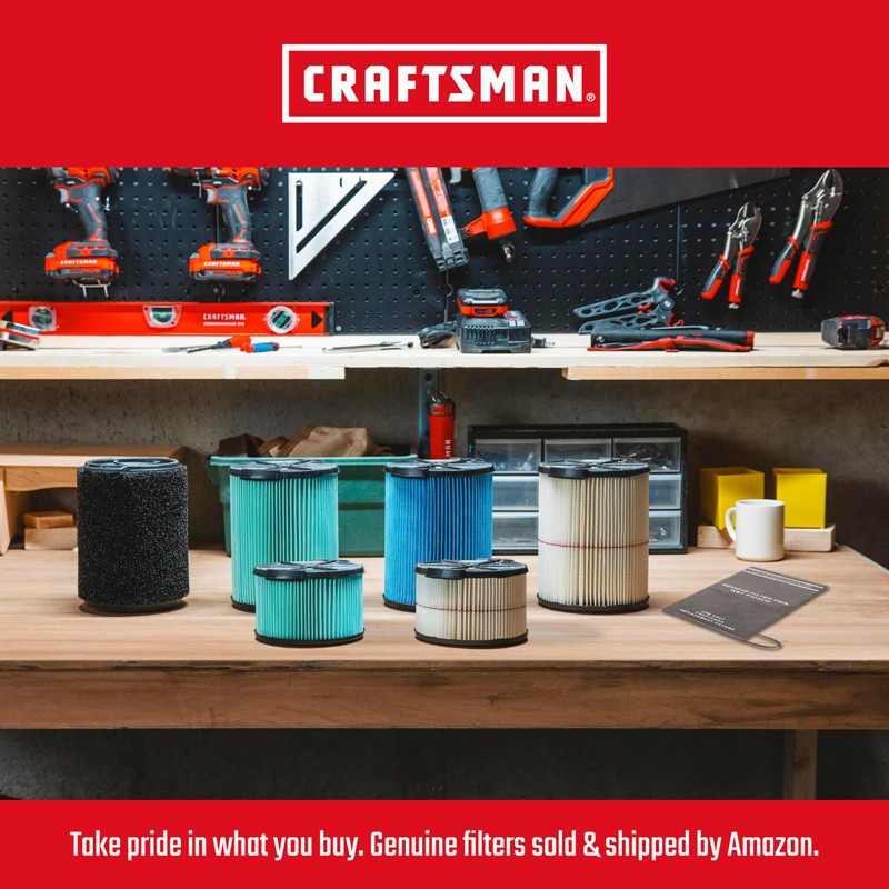 CRAFTSMAN CMXEVBE17678 1.75 Peak HP Wet Dry Vac Powerhead, Portable