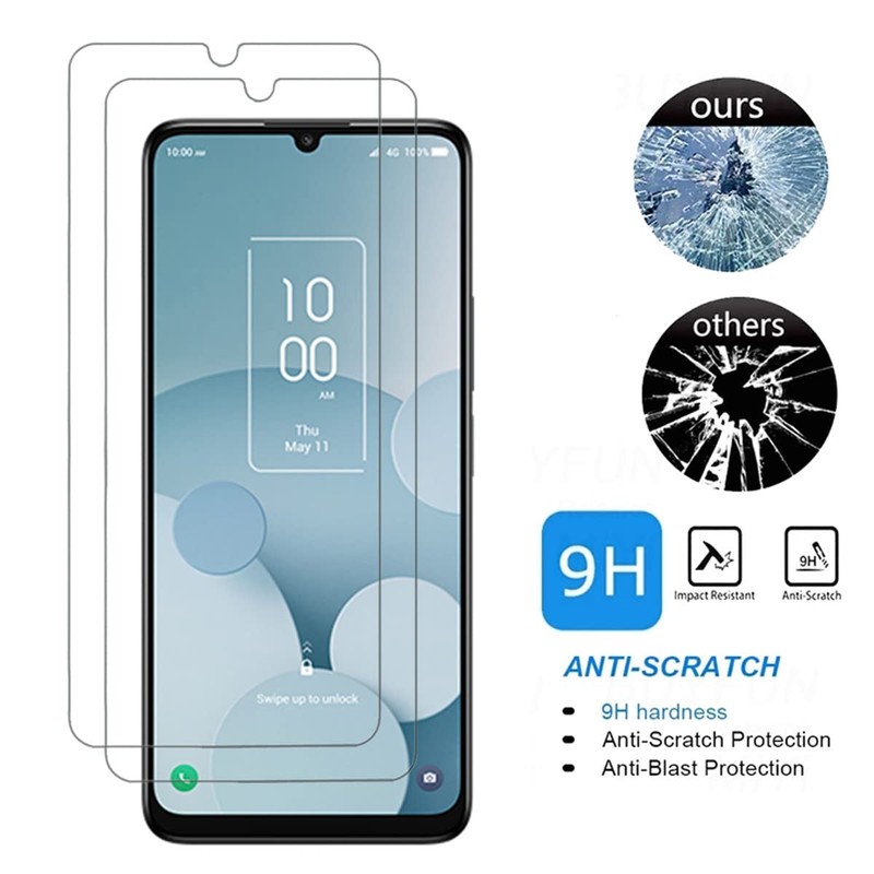 AISELAN for TCL 40 XL Glass Screen Protector, [2 Pcs]