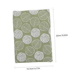 GANAZONO Soft Fabric Book Covers for School Reusable Book Sleeves Stylish Patterns for Hardcover