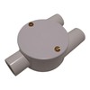20mm PVC Conduit Y Box - White with Lid and