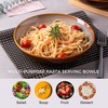LERATIO Large Pasta Bowls,38oz Ceramic Pasta Bowls,9.0" Reactive Glaze Pasta