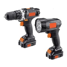Warrior cordless drill and flashlight