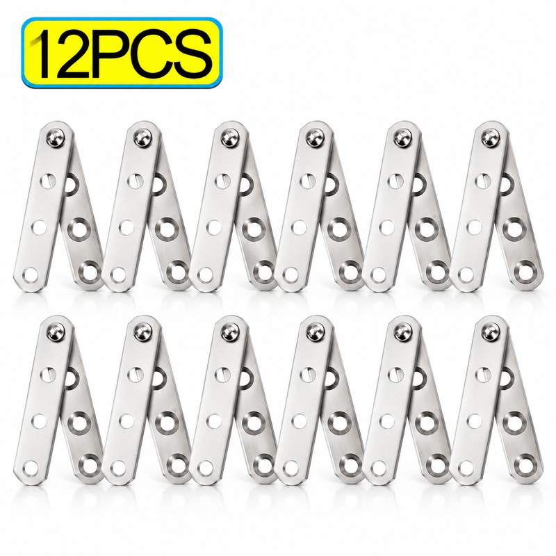 360° Rotatable Stainless Steel Hinges for Cabinet Doors – Concealed