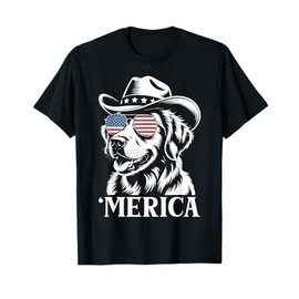 Patriotic Labrador Retriever Dog Merica US Flag 4Th Of July T-Shirt for Men Women Kids