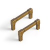 Goo-Ki 6 Pack 3 in（76mm） Hole Center Cabinet Pulls Antique