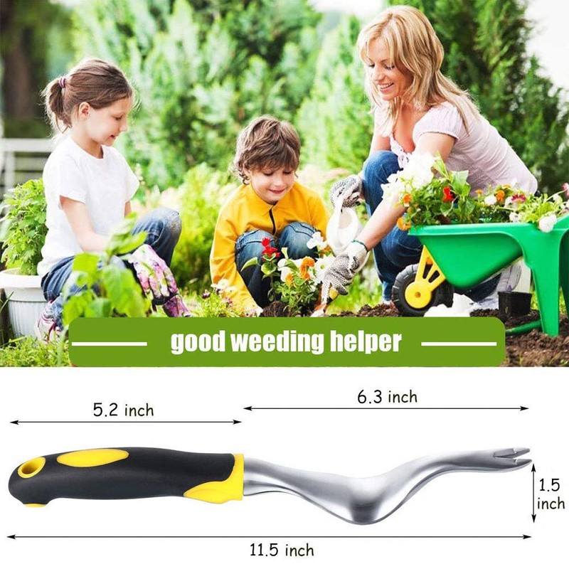 Shayee Garden Hand Weeder Manual Weed Puller Dandelion Remover Tool