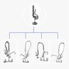 MSTJRY Commercial Sink Sprayer Pre Rinse Spray Valve with Handle