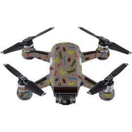 MightySkins Skin Compatible with DJI Spark Mini Drone – Creepy Crawly | Protective, Durable, and Unique Vinyl Decal wrap Cover | Easy to Apply, Remove, and Change Styles | Made in The USA