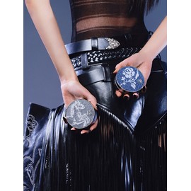 [Hera × Mark Gong] Cushion Case (Washed Black Vintage Blue) + Black Cushion Foundation Refill / [헤라 × 마크공] 쿠션 케이스 (워시드 블랙빈티지 블루) + 블랙쿠션 파운데이션 리필