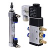 LNSYSNS Pneumatic 5/2-Way Valve - 4V210-08 DC 24 V and