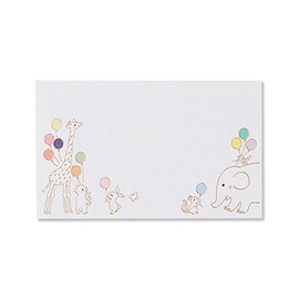 G.C.PRESS 077-07 Mini Message Cards, Animal Crossing, Pack of 10, 2.2 x 3.5 inches (55 x 90 mm), Message Cards, Simple (Birthday, Multipurpose, Celebration)