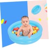 YARNOW 2 Sets Inflatable Baby Pool Small Round Boys and