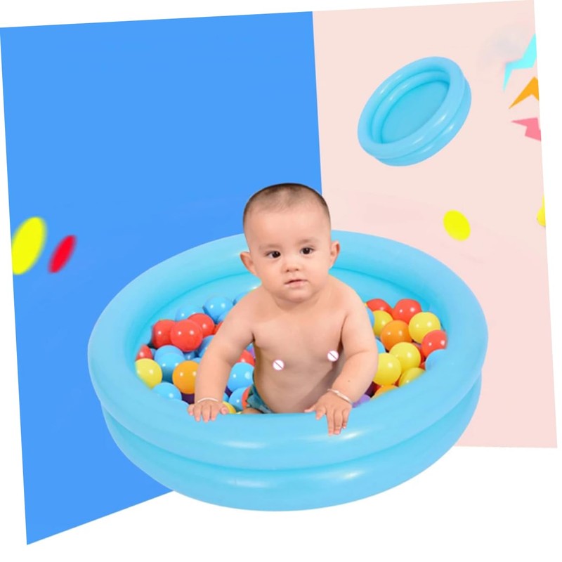 YARNOW 2 Sets Inflatable Baby Pool Small Round Boys and