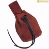 Mythrojan Medieval Drawstring Pouch Suede Leather Belt Pouch Cosplay Accessory