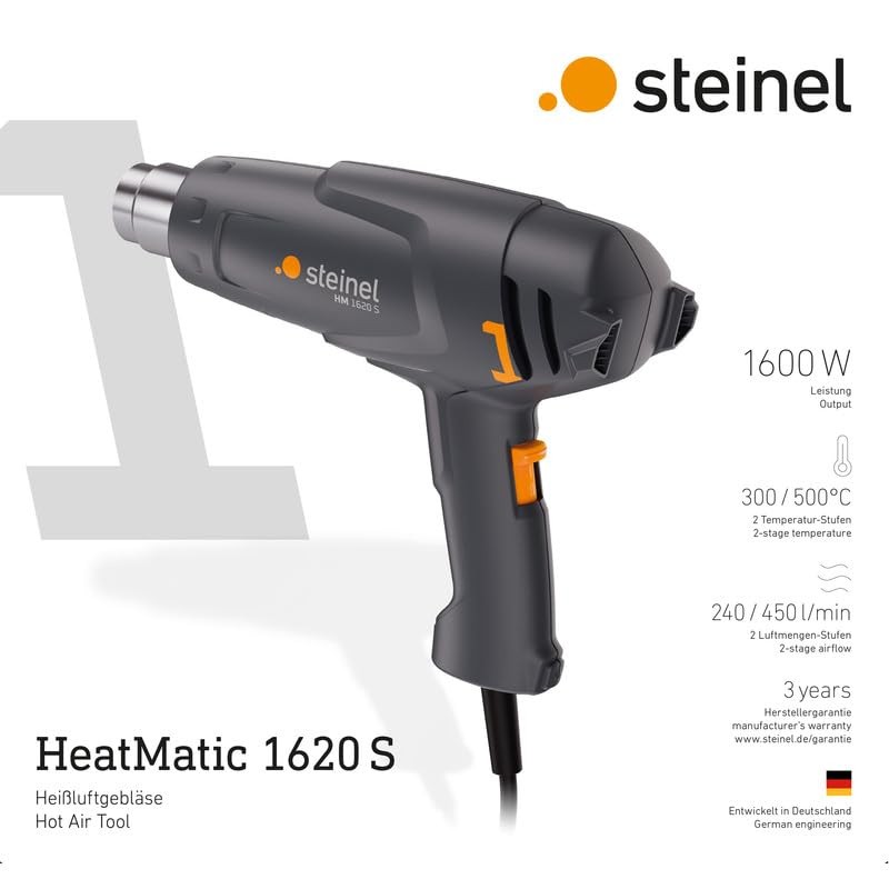 Steinel HM 1620 S Hot Air Blower with Reducing Nozzle