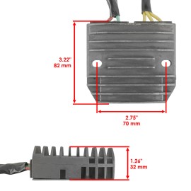 Caltric Regulator Rectifier fits Honda VT1300CX Fury 1300 2010-2023
