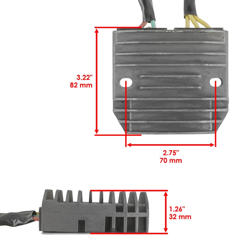 Caltric Regulator Rectifier fits Honda VT1300CX Fury 1300 2010-2023