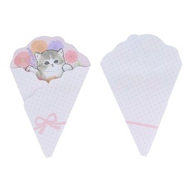 Sunstar Stationery mofusand Letter Set, Die Cut, Pink S8907455