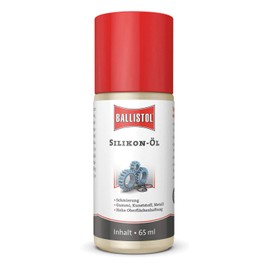 BALLISTOL 25331 Silikon-Öl 65ml Flasche – Mineralöl-freie Schmierung für Gummi, Polymere, Plastik, Metalle - Säurefrei