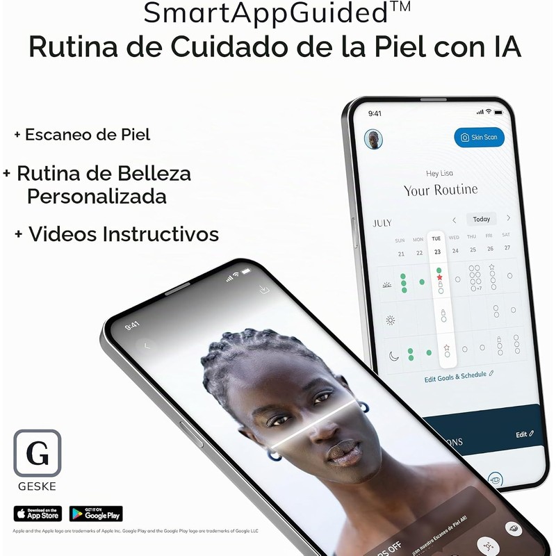 SmartAppGuided Facial Hydration Refresher de GESKE – Hidratación y Brillo