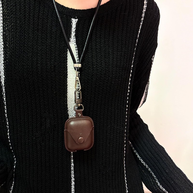 ChouXiLin Leather Case for AirPods 1st/2nd Gen - Premium Shockproof