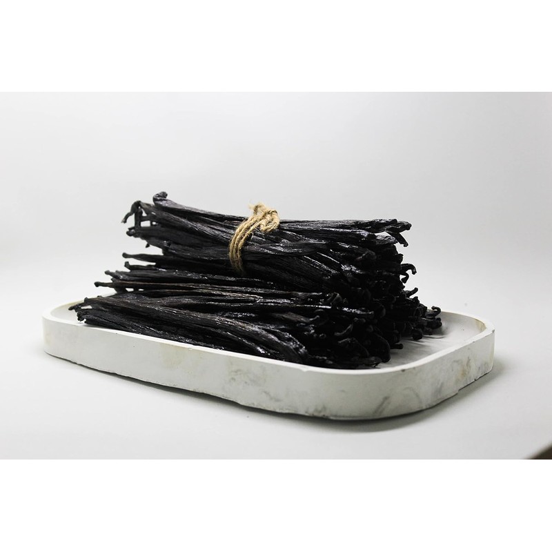 50 Vanilla Beans Bulk Grade B for Making Vanilla Extract,