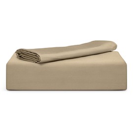 Tafts Duvet Cover Set, Twin Size - 100% Viscose Duvet Set - 400TC Duvet & 2 Pillow Shams - 3 Pieces - Silk Feel, Cooling, Anti-Static (Nude Beige)