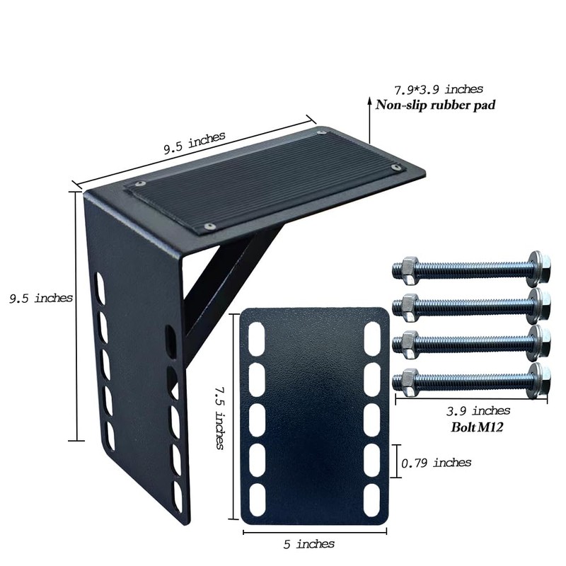 Olamochi Trailer Step Boat Yacht Trailer Step Carbon Steel Step
