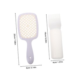 Mikinona Scalp Massage Comb Graduated Brush for Hair Drys Hair Brush Vented Design for Women Travel Size
