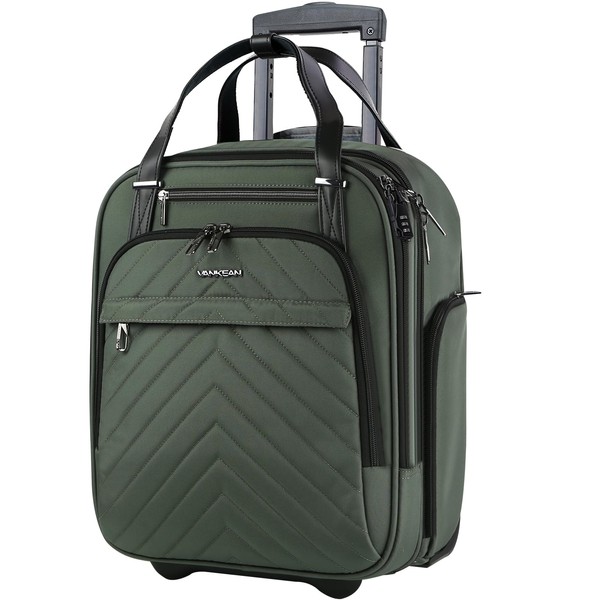 VANKEAN Carry On Underseat 16-inch Multi-functional Underseater Lightweight Overnight Suitcase