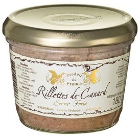 Beauharnais Duck Rillettes 180g, Rillettes de Canard, Beauharnais, 180g