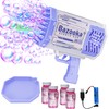 Bubble Gun, Bazooka Bubble Gun, 69 Holes Bubble Machine Gun