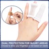 VARMDUKKE 14PCS Finger Bandages for Finger Tips, Breathable Finger Cots